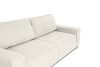 King Home Pillow Kihúzható Kord Kanapé Világos Bézs