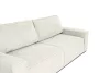 King Home Pillow Kihúzható Kord Kanapé Világos Bézs