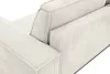 King Home Pillow Kihúzható Kord Kanapé Világos Bézs