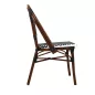   King Home Cafe Paris Alumínium Rattan Szék Dióbarna UV-álló