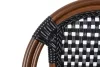 King Home Cafe Paris Alumínium Rattan Szék Dióbarna UV-álló
