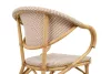 King Home Bistro Paris Karfás Szék Világosbarna Rattan