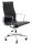 King Home Aeron Prestige Plus Irodai Szék Valódi Bőr Fekete Króm