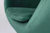 EGG WIDE VELVET karosszék sötétzöld. 18 - bársony, alap acél