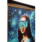 King Home Neon Lisa LED Világító Művészeti Kép 80x100