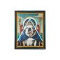 King Home Neon Bulldog LED Világító Kép Klasszikus Keretben