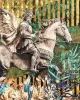 King Home Pegasus Paradise Mitológiai Nyomtatott Kép Arany Kerettel