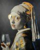 King Home Pearls and Wine Modern Művészeti Nyomat 106x140