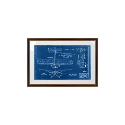 King Home Mechanical Plane Műszaki Tervrajz Kép Kék