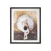 King Home Ballerina Művészeti Nyomat Fekete-Arany Keretben 100x120