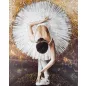   King Home Ballerina Művészeti Nyomat Fekete-Arany Keretben 100x120