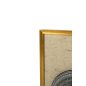 King Home Mystery Clock Antik Óra Művészeti Nyomat Arany Keretben