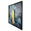 King Home Big City Skater New York Városkép Vászonkép Sárga 130x130
