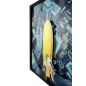   King Home Big City Skater New York Városkép Vászonkép Sárga 130x130