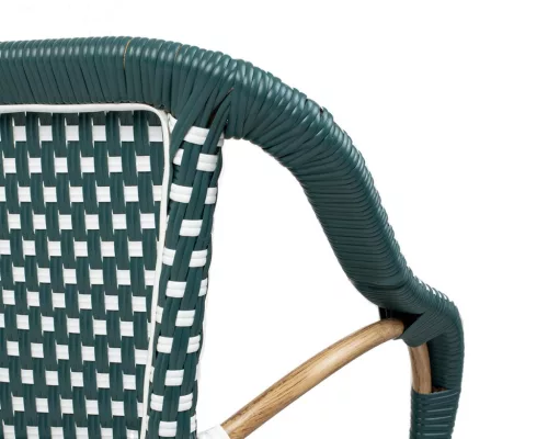 King Home Miramar Kávéházi Türkiz Rattan Kerti Szék