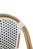 King Home Cafe Paris Alumínium Rattan Szék Fehér
