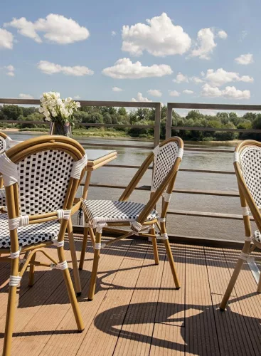 King Home Cafe Paris Alumínium Rattan Szék Fehér