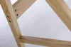 King Home Riva Scandic Íróasztal MDF Fehér Tölgyfa Lábakkal
