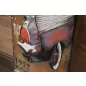   King Home Classic Chevrolet 1957 3D Fém Falikép Antik Rozsdás