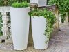 New Garden Bambu 90 LED Világító Polietilén Virágtartó Fehér