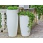 New Garden Bambu 90 LED Világító Polietilén Virágtartó Fehér