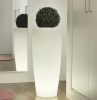 New Garden Bambu 90 LED Világító Polietilén Virágtartó Fehér