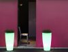New Garden Bambu 90 LED Világító Polietilén Virágtartó Fehér