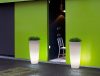 New Garden Bambu 90 LED Világító Polietilén Virágtartó Fehér