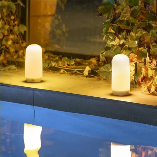 New Garden Candy Hordozható LED Lángeffektes Asztali Lámpa