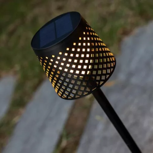 New Garden Greta Solar 5in1 Újrahasznosított Kerti Lámpa Fekete