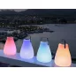   New Garden Kurby 38 Hordozható Napelemes RGB LED Kerti Lámpa Fehér