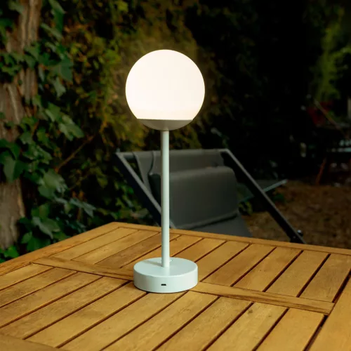 New Garden Norai Slim 35 Akkumulátoros Asztali Lámpa Rózsaarany