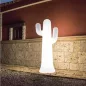   New Garden Pancho 140 Kaktusz Kerti Lámpa Polietilén Fehér LED