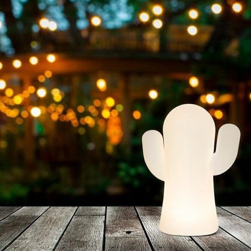 New Garden Panchito Kaktusz Kerti Lámpa Polietilén Fehér LED