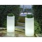 New Garden Palma 70 Napelemes LED Világító Virágcserép Fehér