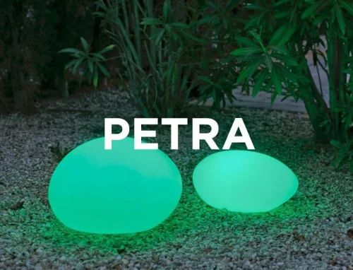 ÚJ GARDEN kerti lámpa PETRA 40 CABLE fehér