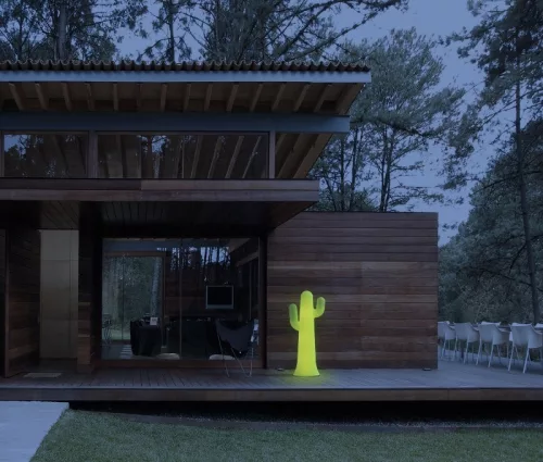 New Garden Pancho Kaktusz Kerti Lámpa Polietilén Lime LED