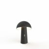 New Garden Shitake Vezeték Nélküli Asztali LED Lámpa Fekete