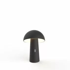   New Garden Shitake Vezeték Nélküli Asztali LED Lámpa Fekete