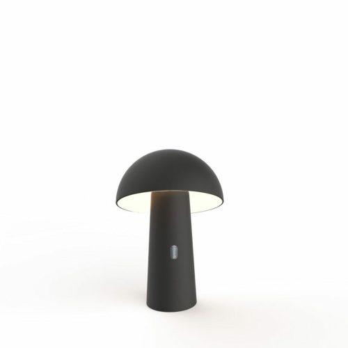 New Garden Shitake Vezeték Nélküli Asztali LED Lámpa Fekete
