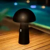 New Garden Shitake Vezeték Nélküli Asztali LED Lámpa Fekete