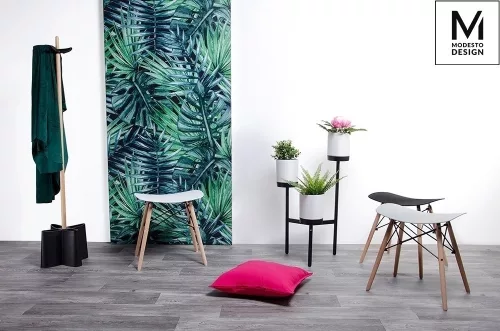 Modesto Design Bord Polipropilén Ülőke Fehér Bükkfa
