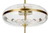 King Home Chaplin 360 LED Függőlámpa Üveg Réz