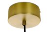 King Home Chaplin 360 LED Függőlámpa Üveg Réz