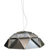 KING HOME Sputnik Geometrikus Fém Függőlámpa Ezüst