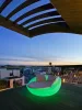 New Garden Formentera Solar LED Kerti Kanapé Fehér
