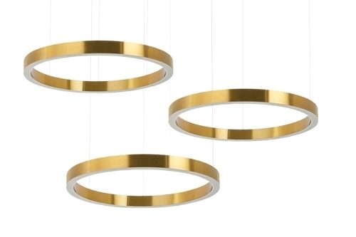 King Home Ring 60 Arany Hármas LED Függőlámpa