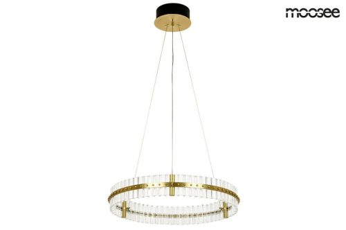 Moosee Saturnus 70 LED Kristály Függőlámpa Arany