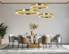 Moosee Ring Luxury 90 LED Függőlámpa Arany
