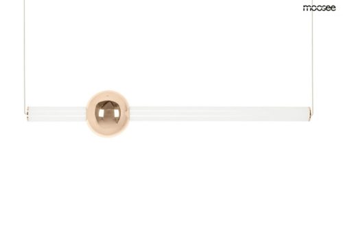 Moosee Libra 90 IN Függőlámpa Üveg-Acél Fehér-Arany LED